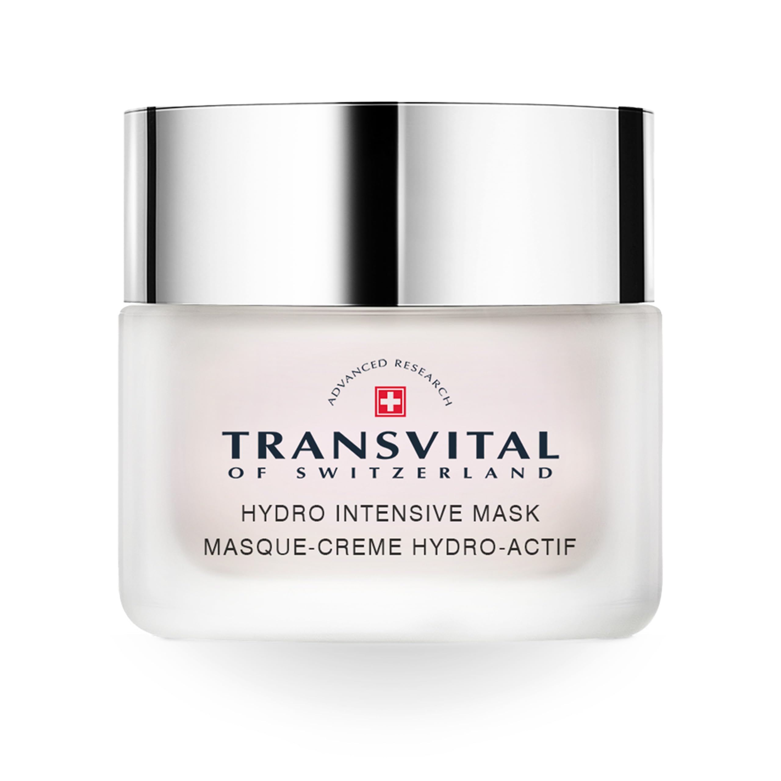 Transvital Hydro Intensive Mask 50 ml, Maschera viso idratante e riparatrice, Maschera viso con Aminoacidi e ingredienti altamente selezionati, Maschera idratante viso per tutti i tipi di pelle