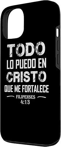 Miniatura 14 de Funda para iPhone 12/12 Pro Filipenses Todo Lo Puedo En Cristo Biblia Cristiana