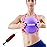 CIZEBO Pilates Ball 8 inch, Small Exercise Ball for Between Knees with Needle Pump for Core Workout & Physical Therapy Yoga PT, Purple