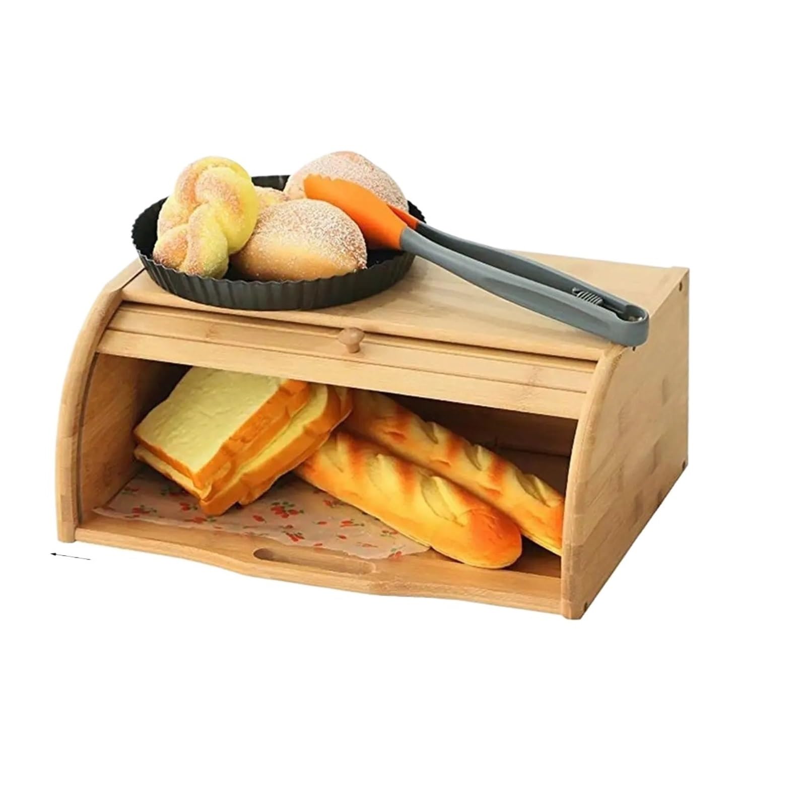 LUYSGBXR Bread Bin Bread Box, Storage And Organizer, For Kitchen Countertop(Style 02)