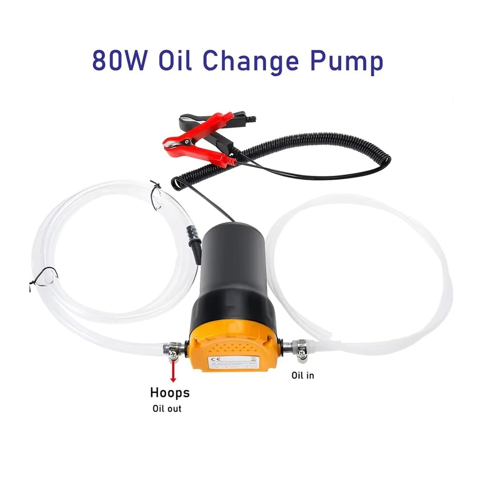 Para Bomba Para Aceite Para Motor Barco Y Motocicleta, Extractor Sumidero Fluido Diésel Eléctrico 12V, Transferencia Combustible Con Tubos Bomba Combustible Eléctrica