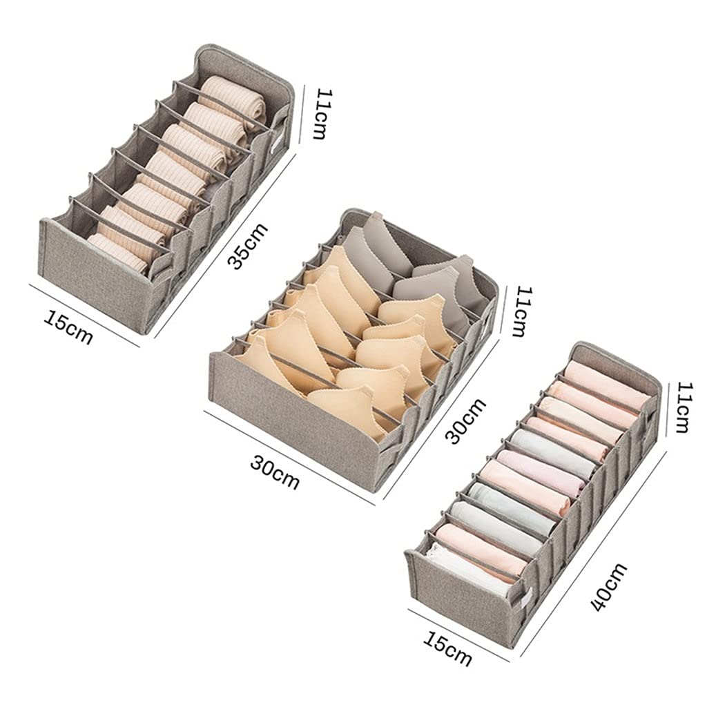 Divisore Organizer Biancheria Intima Calzini Scatola portaoggetti Reggiseno Organizzatore Armadio Separato Cassetto Pieghevole Scatole portaoggetti Biancheria Intima Sciarpe