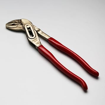TMAX Non-Sparking 10" Adjustable Water Pump Plier, Aluminum Bronze Safety