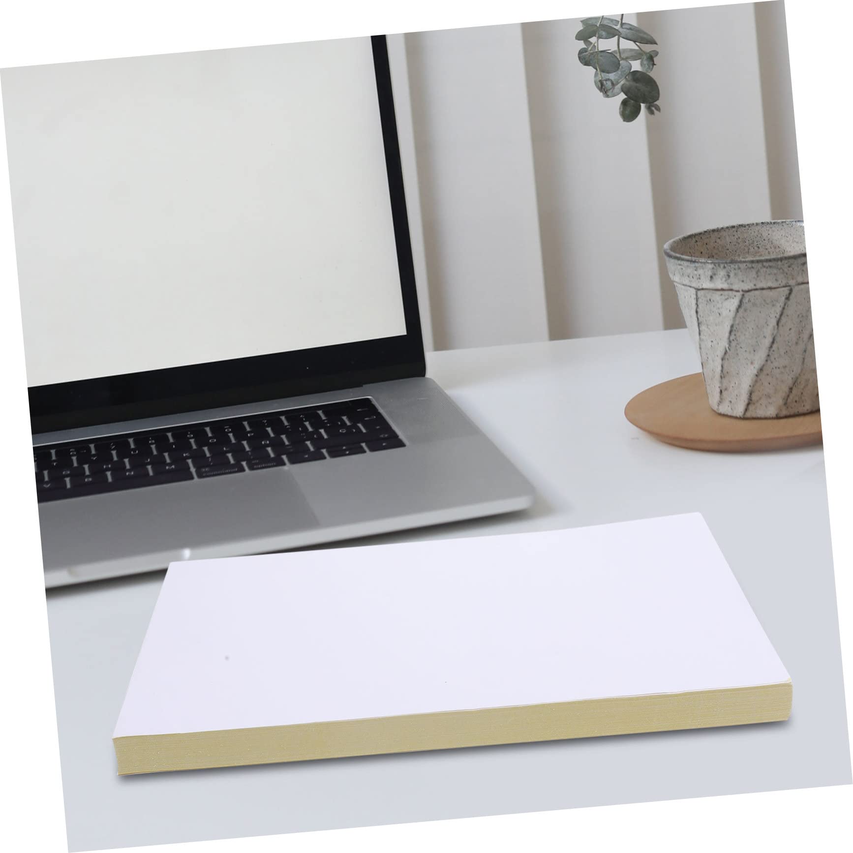 100 feuilles Papier Autocollant Mat pour Imprimante Papier Étiquettes Adhésif pour Création de et Étiquettes Compatible Imprimantes et Machines de Découpe
