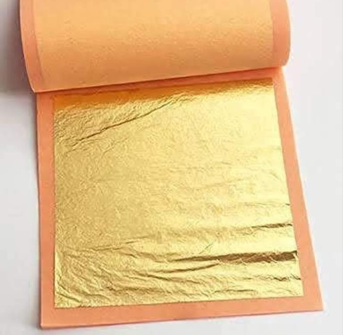 Gold leaf company Leaf Pure Gold Leaf 100.pcs 2x3 Inch Sheet 24K Leaf Leaves Foil Leaf Finest Gold Leaves Food Gilding Facial Beauty Spa Size 2X3 inch