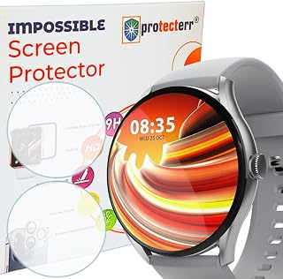 PROTECTERR Smartwatch Screen Protector Guard For BeatXp Vega (1.43" inch) (2 pack) - (NOT A TEMPERED GLASS) Price In India