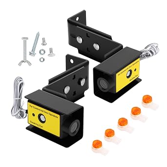 41A4373A Garage Door Safety Sensor with Bracket, for liftmaster/Chamberlain Garage Door Opener, Safety Sensors Beam Eyes