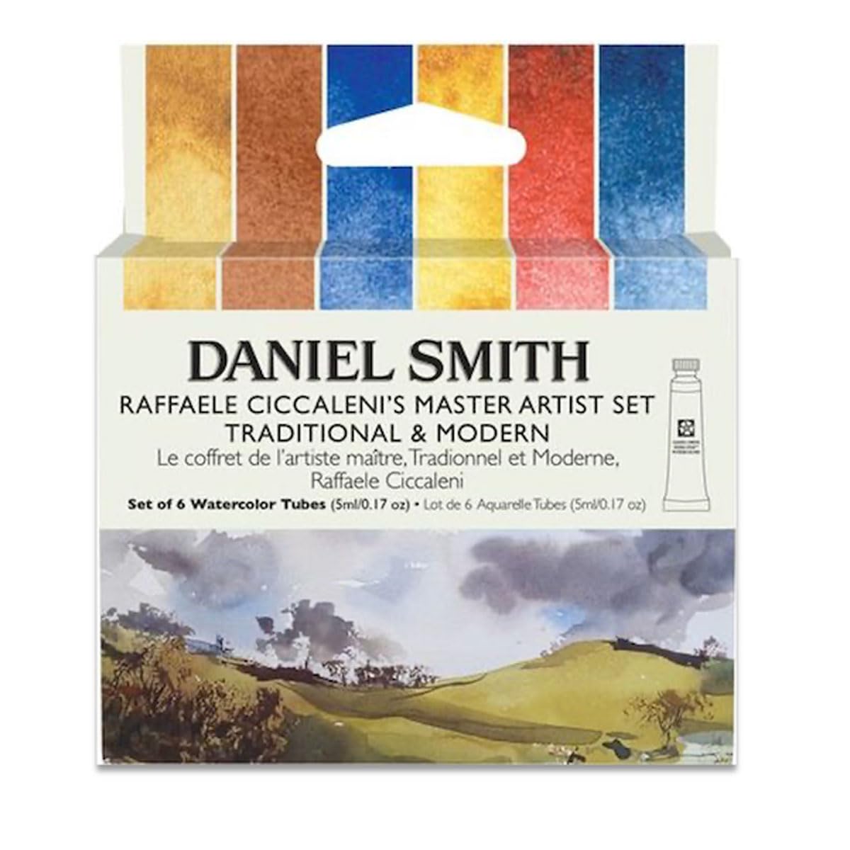 Daniel Smith Extra feine Aquarellfarbe – Raffaele Ciccaleni's Master Artist Set I Traditionell und Modern, 6 Stück, 5 ml Tuben