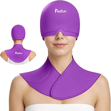 Migraine Relief Cap&Neck Ice Pack Wrap