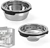 2 Piezas de Canastos de Filtro para Taza Simple y Doble para Ninja Luxe Cafe ES601 ES701, Canasto de Portafiltro Presurizado con Diseño Magnético Filtros de Café Reutilizables para Accesorios Ninja Luxe Cafe 1