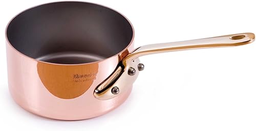 Miniatura 2 de Mauviel M'Minis - Sartén de cobre pulido y acero inoxidable con mango de latón, 3.5 pulgadas, fabricada en Francia