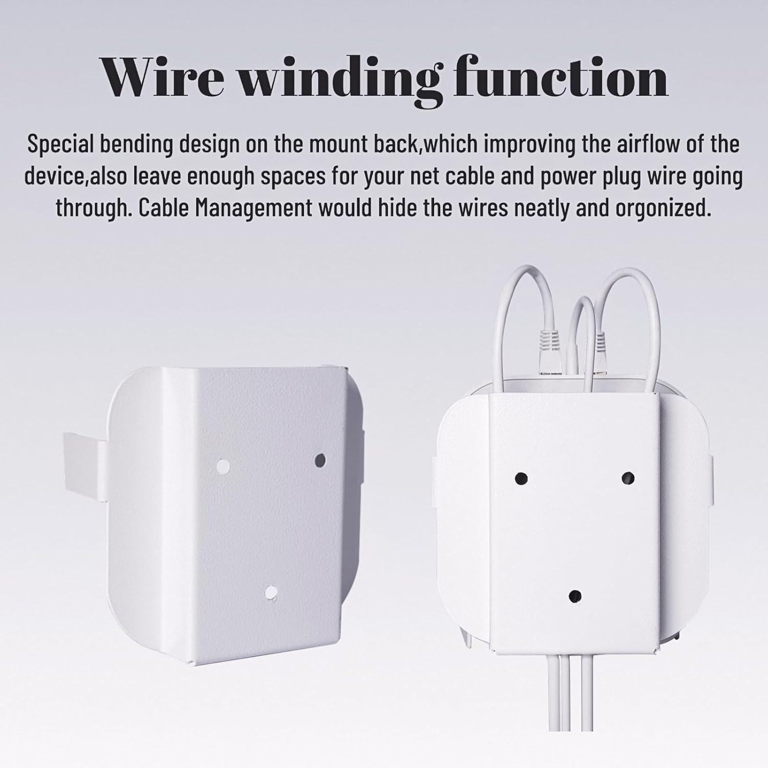 Metal Wall Mount Compatible with eero 7 mesh WiFi Router,Stand Bracket for eero Home WiFi System Extender Router (Three Packs)