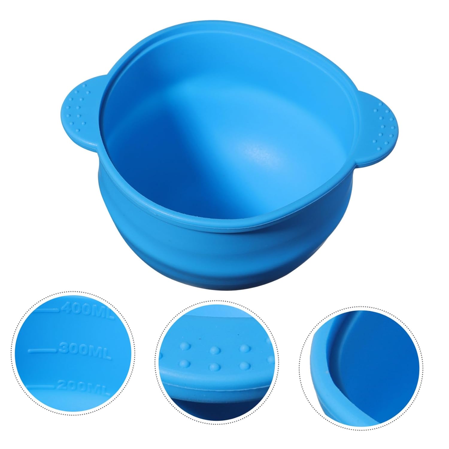 WOONEKY Wax Heater Pot Silicone Bowl Melting Wax Warmer Set Reusable Liners Hair Removal Waxing Supply