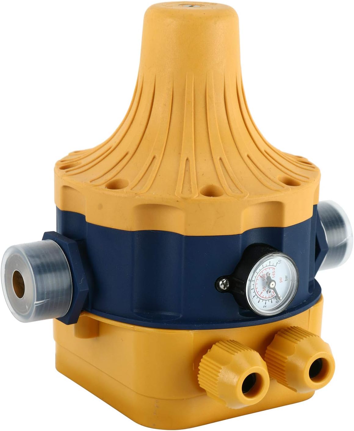 Homend Automatic Water Pump Pressure Controller, 110V Automatic Water Pump Pressure Controller with Electronic Pressure Switch Home Accessory Yellow