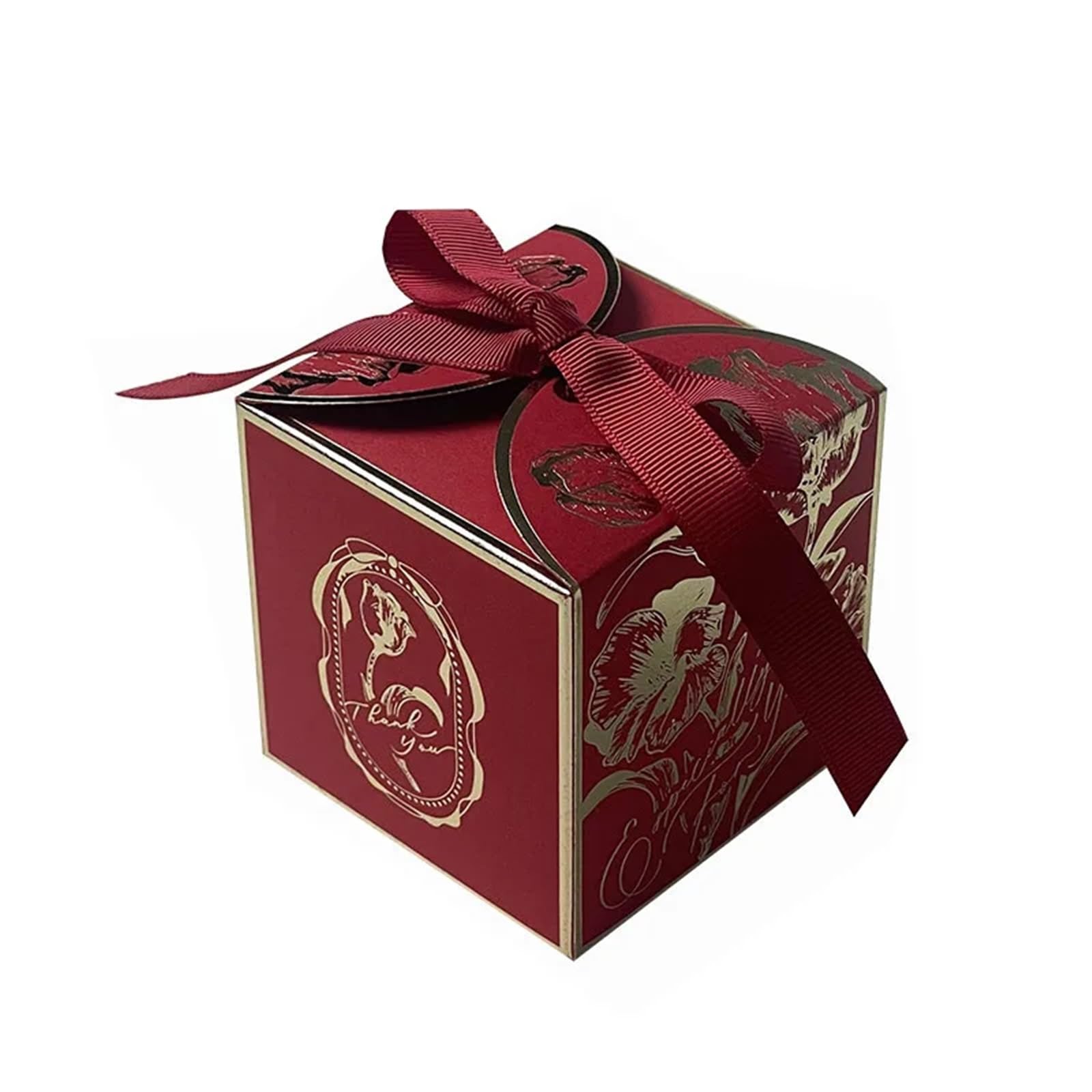 WNBFTTK Cajas Para Tartas Caja de azúcar 10 a 400 unidades, color champán dorado, ideal for bodas