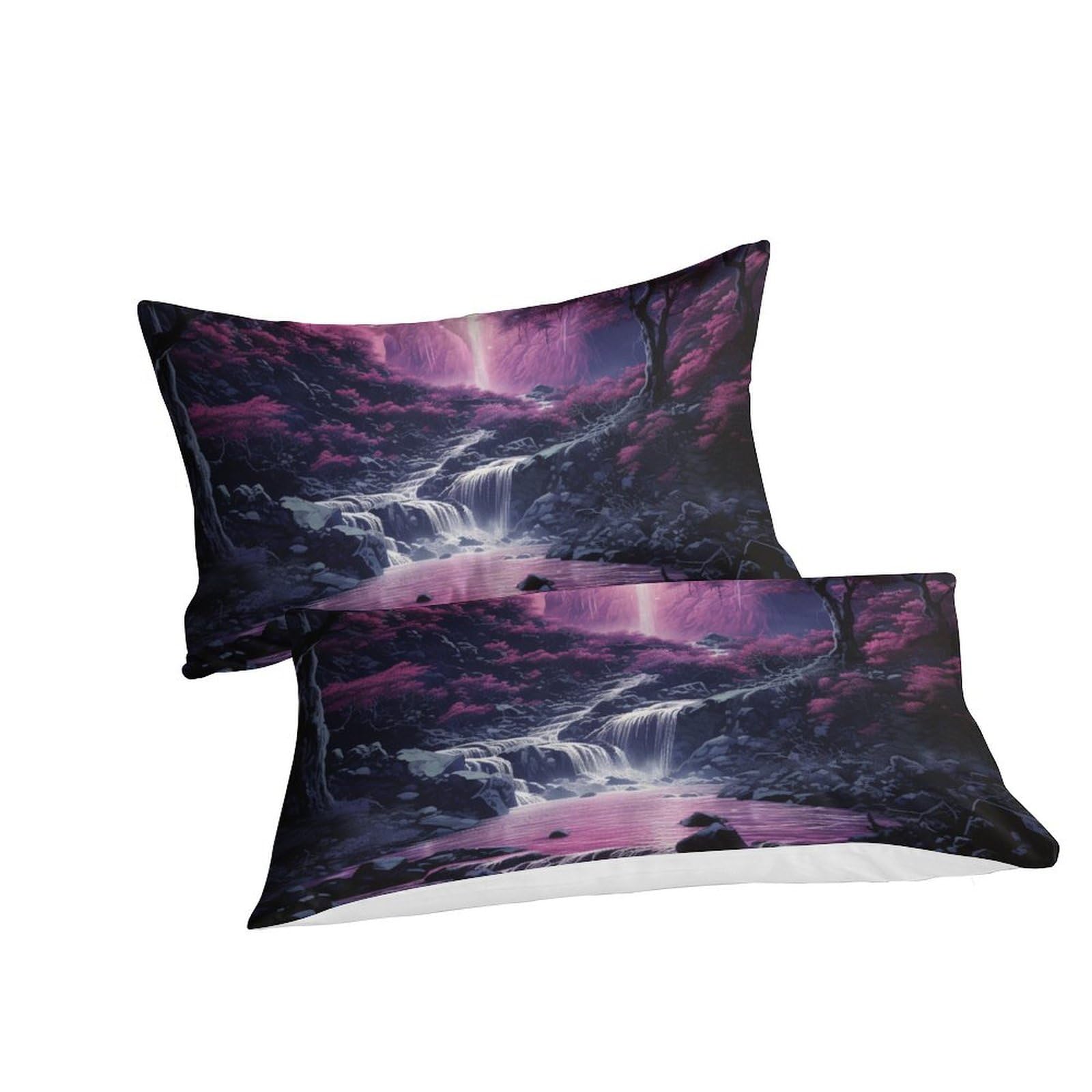 CasGattoa forestale Stampati in 3D Set Biancheria Da Letto Microfibra Di Copripiumini Con Federa Con Chiusura A Cerniera 3 Pezzi Per Bambini E Adulti King（220x240cm）