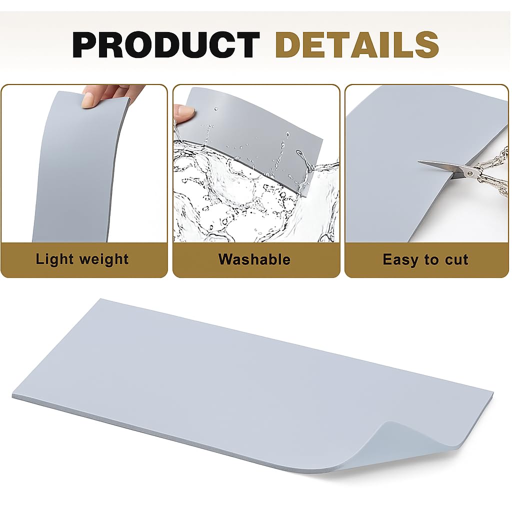 Silikonowe podkładki do prasy do czapek – zestaw 3 mat premium 1/20.3 cm x 10 cm x 20 cm, maty termiczne do czapek, rękawów i małych przedmiotów, antypoślizgowe, odporne na wysokie temperatury