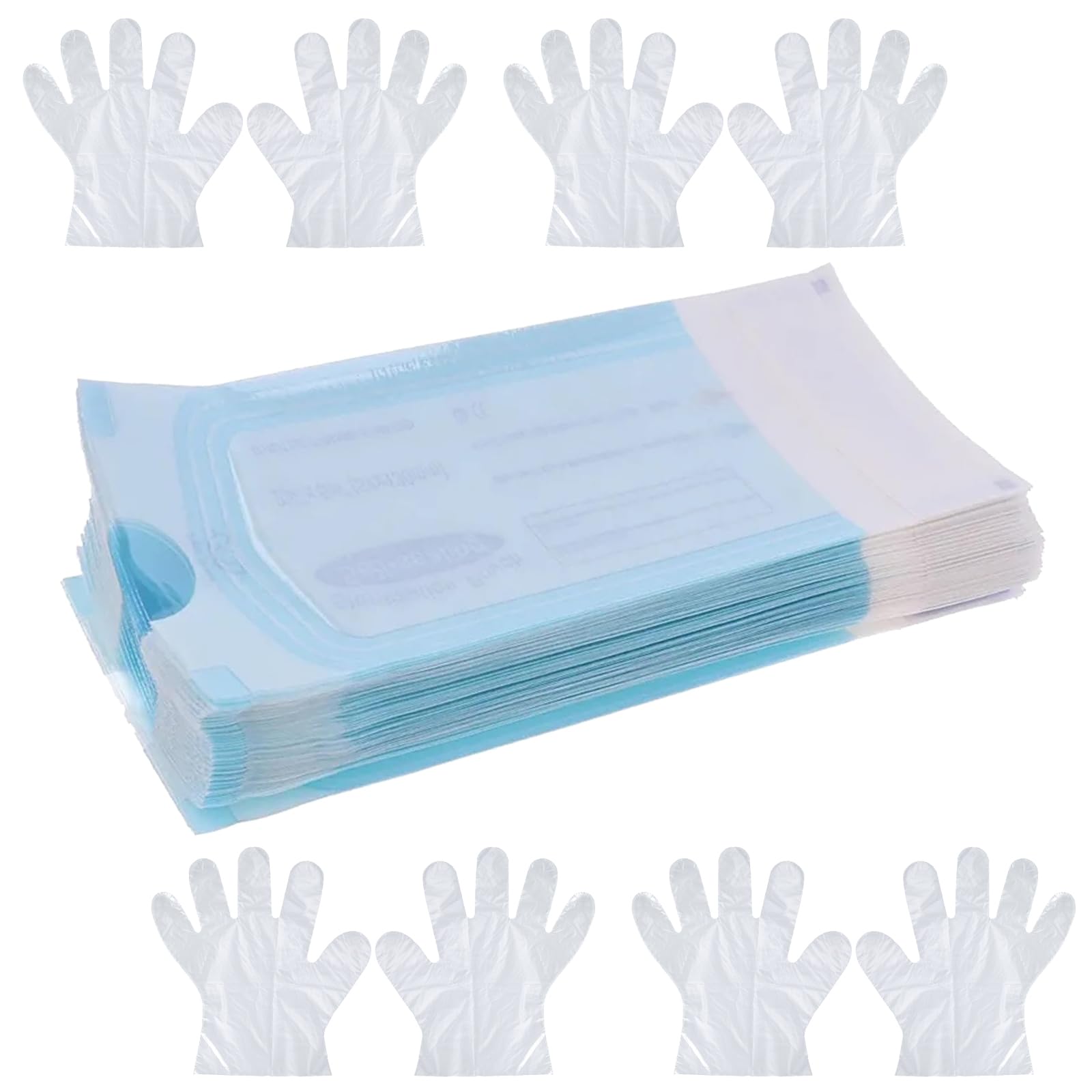 Sacchetto Di Sterilizzazione,Buste Per Sterilizzazione,100pcs Sacchetto Per Sterilizzazio,Sacchetti Per Autoclave,Sacchetti Auto Sterilizzazione,Sacchetto Sterilizzazione Autosigillante(57 X 130 MM)