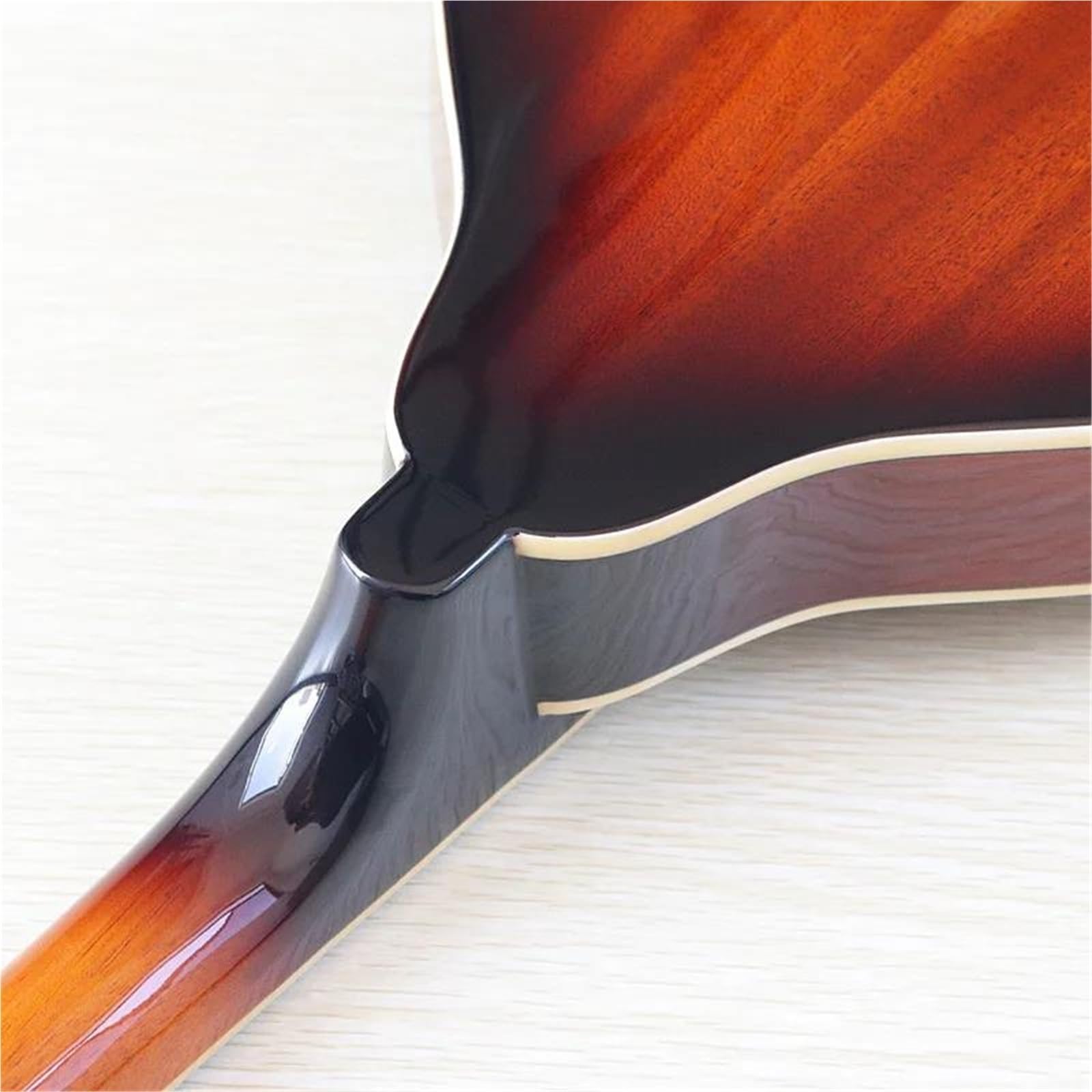 Mandoline Instrument De Musique Guitare Mandoline À 8 Cordes Main Droite Instrument Mélodique Classique Style A Couleur Sunburst Pour Débutants Et Adultes(Yellow)