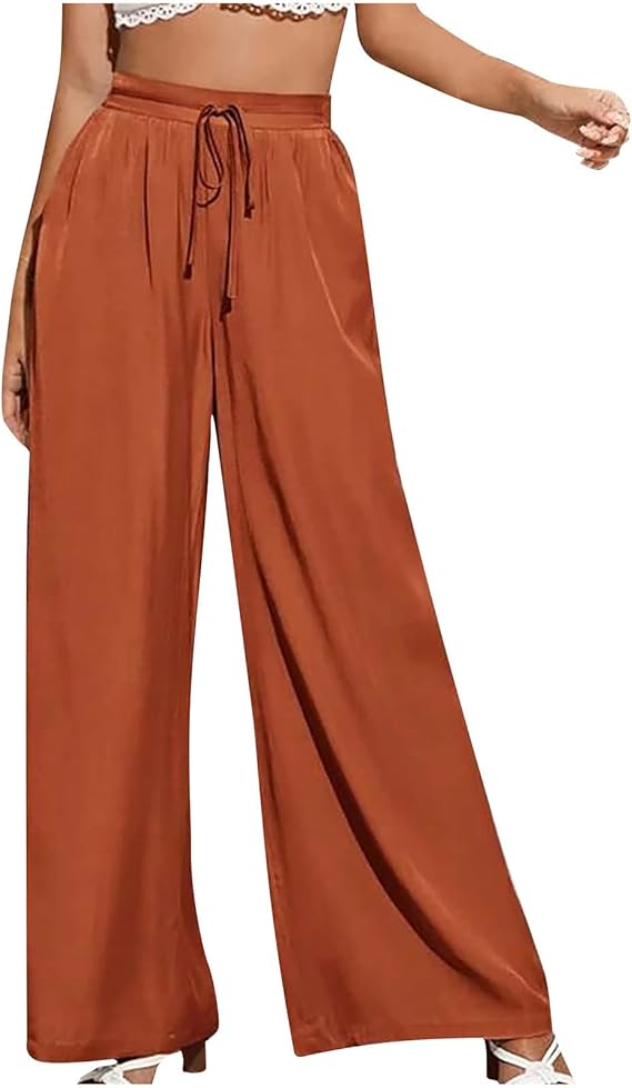 パンツ CHLOE BROWN PALAZZO PANTS IN COTTON Chloé Brown palazzo pants in cotton | TheDoubleF