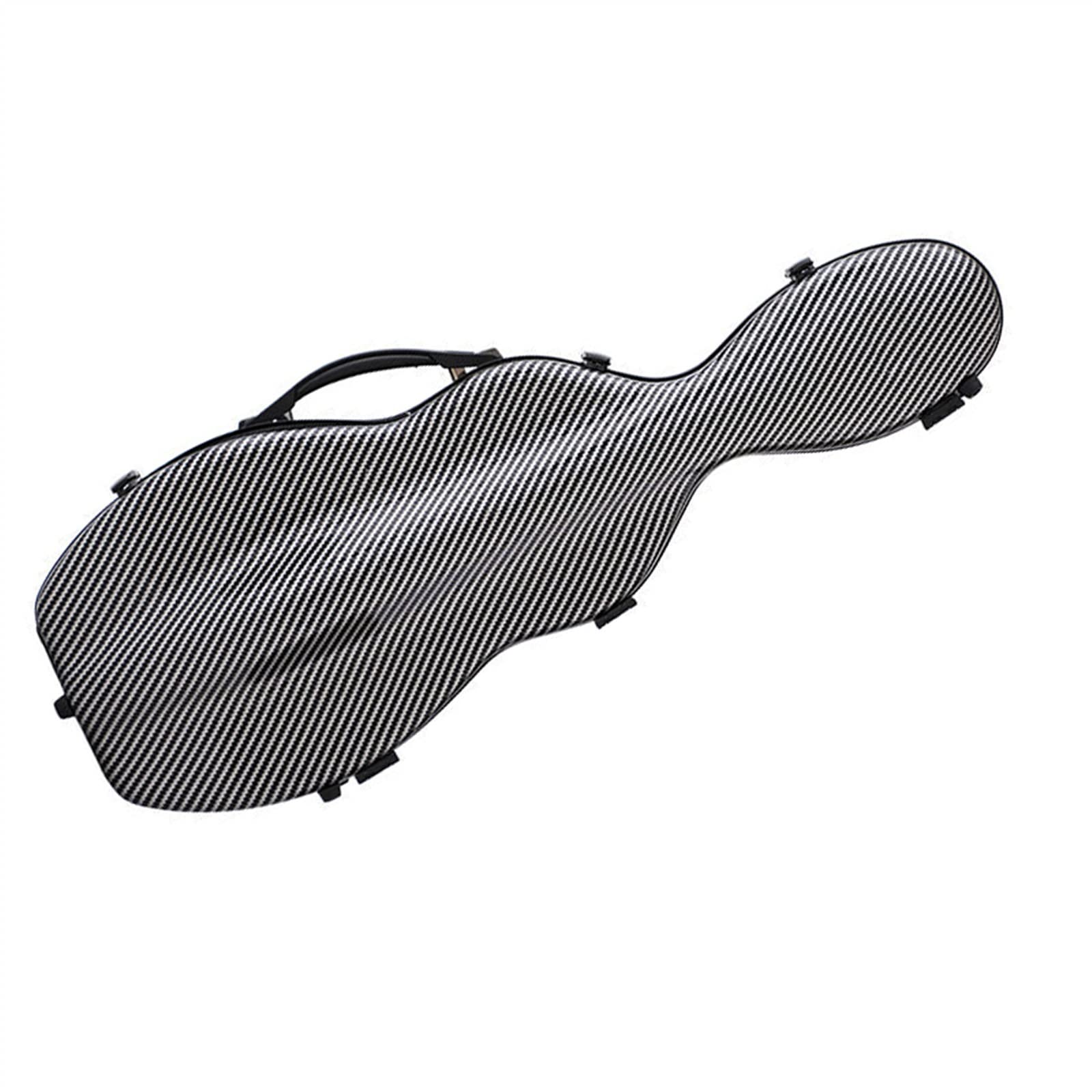 Profesional Violín Caso Estuche De Violín Ligero De Fibra De Carbono Compuesto Resistente Al Desgaste Y A La Compresión A Cuadros Negros Violín Caso (Color : 4/4)
