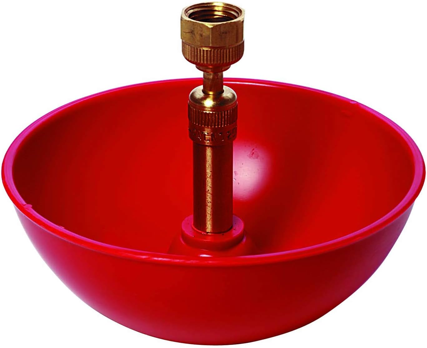 Little Giant® Automatic Poultry Fount | Game Bird Fount | Heavy Duty Plastic | Waterer Bowl with Hose Attachment | 2 Pints