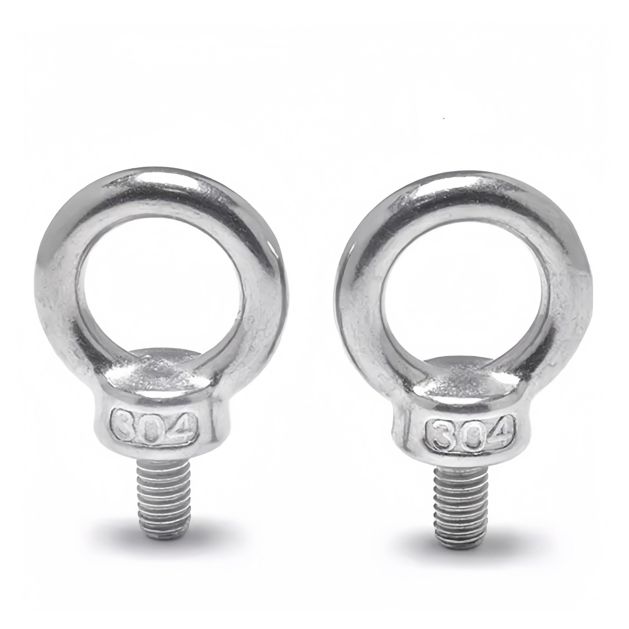 Ösenbolzen aus Edelstahl 304, 1/4, 5/16, 3/8, 1/2, 5/8, 3/4, 7/8 Zoll, Hebebolzen, Ösenschrauben(3-8 2pcs)