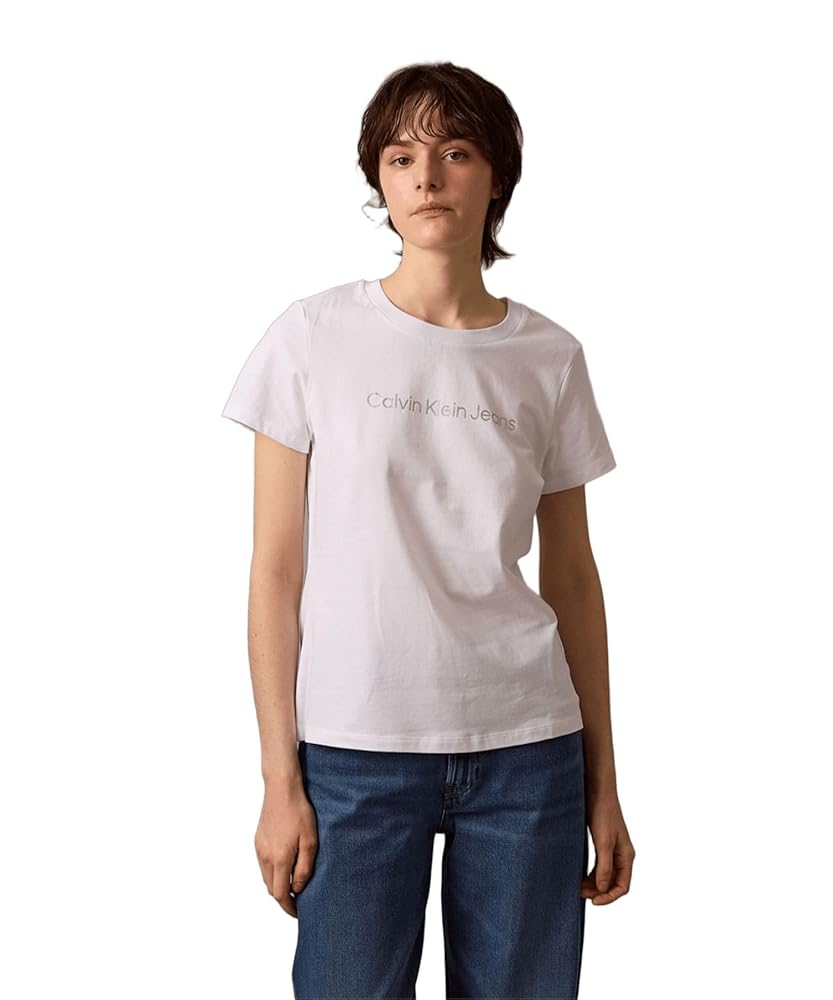 Amazon.co.jp: (カルバンクライン) ロゴ スリム Tシャツ 47AB807