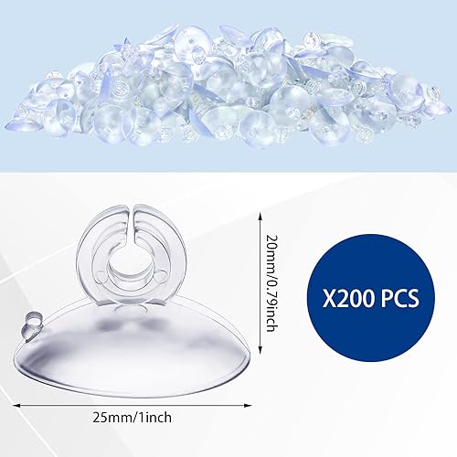 Miniatura 2 de Soportes de luz de Navidad, mini ventosas para colgar, clips de luz de Navidad, clips de ventosa, ganchos de ventosa para ducha, ganchos de