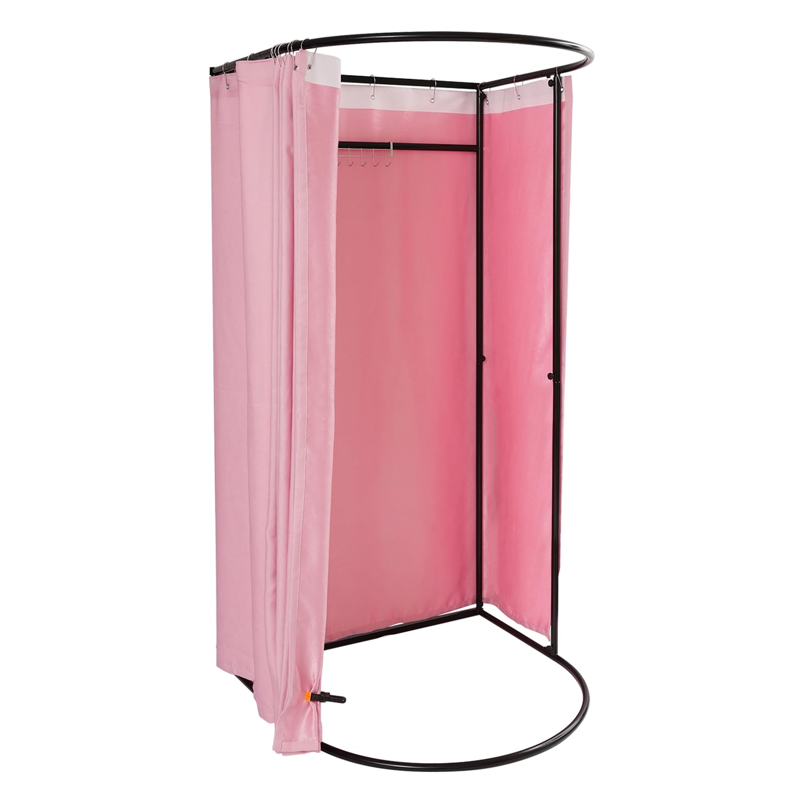 Sala di prova di abbigliamento rosa, spogliatoio, per centri commerciali, mostre, negozi di lavanderia, negozi di abbigliamento, 100 x 95 x 200 cm