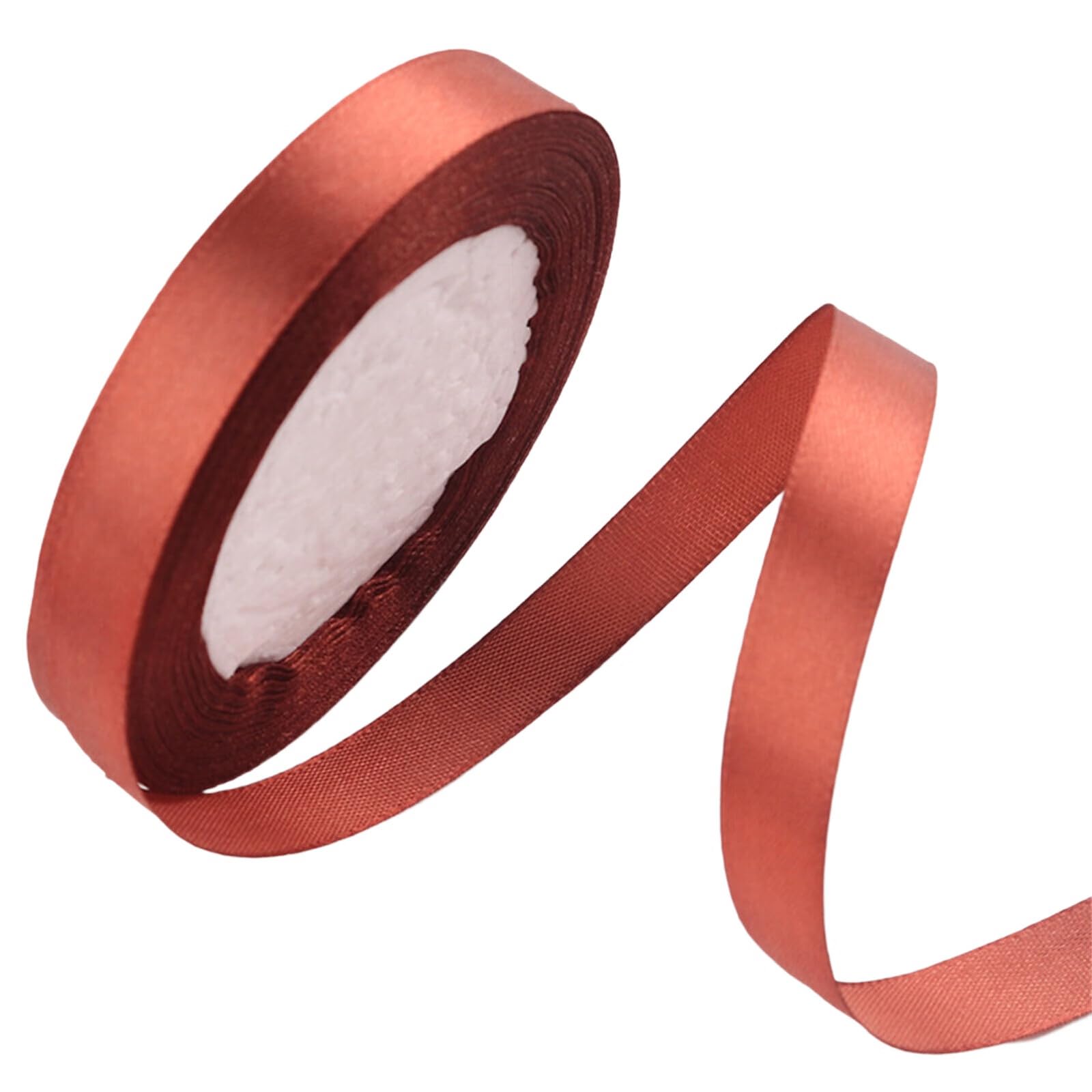 Buxuaaaa 2Rolls Wrapping Ribbon Christmas Ribbons for Christmas Bows Crafting Wrapping Wedding Party Decoration 2Rolls / Pack Invitation Card Ribbon