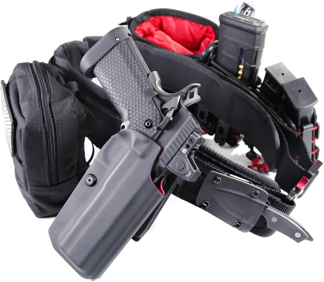 Tactical Battle Belt Loadout Kit Molle Padded Metal Buckle 32″ – 48″