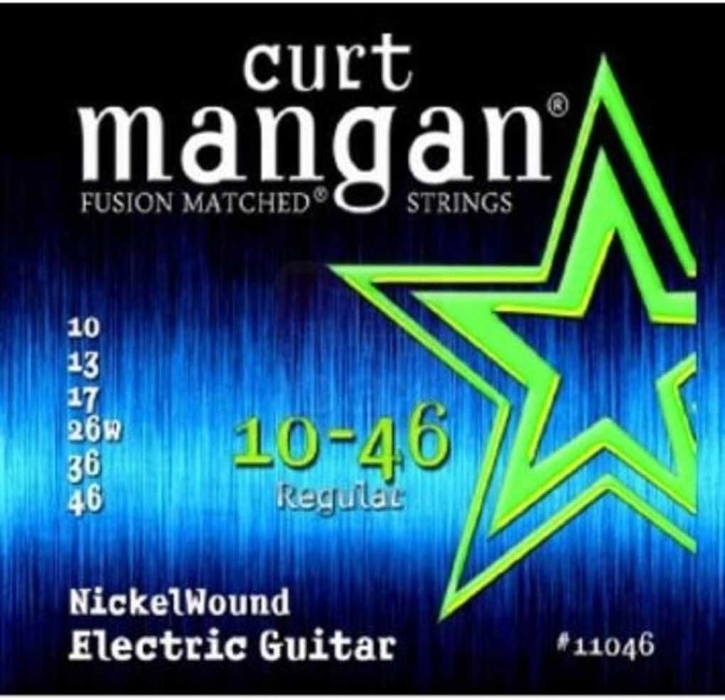 Curt Mangan High Compression Nickel Wound Handmade Electric Guitar Strings 10-46