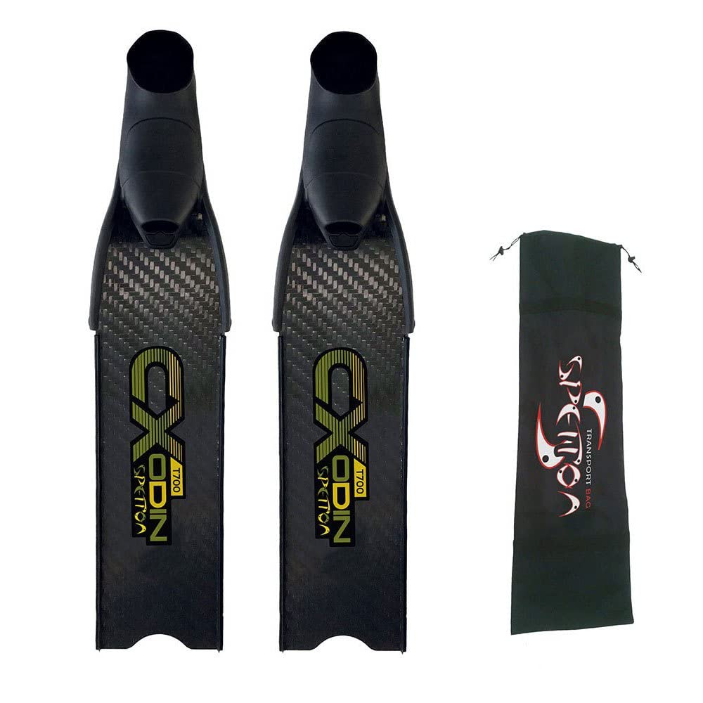 SPETTON PLP30-403-42 CX Odin T700 S Carbon Quattro Aletas, Negro, 42/43