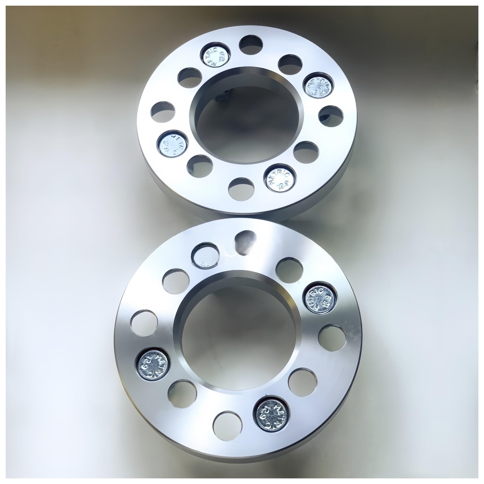 2 adattatori per ruote convertibili da 15 mm PCD 4x100/4x114,3 a 4x108 CB perni con alette 71 M12x1,5