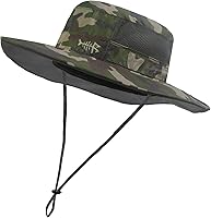 Vista 12 de BASSDASH Sombrero de pesca solar UPF 50+ resistente al agua con solapa desmontable para el cuello