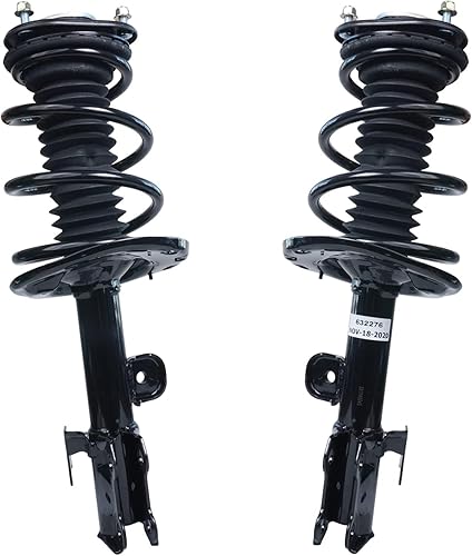Miniatura 2002 de Detroit Axle - Kit de suspensión delantera de 10 piezas para Chevy Aveo Aveo5 Pontiac G3 Wave 2 Ready Struts Assembly 2 Enlaces de barra