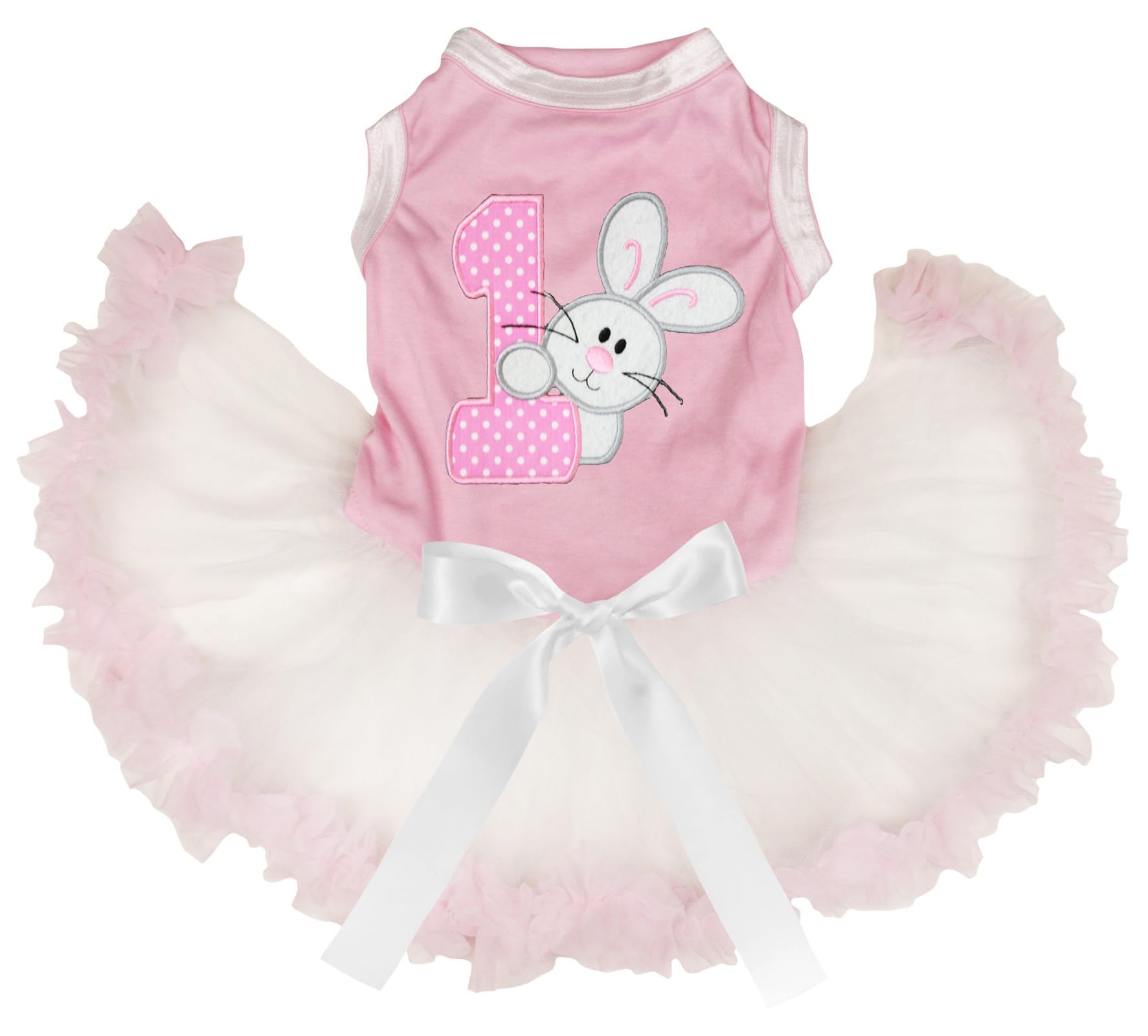Robe pour chien Bunny 1st rose pour les promenades printanières en taille L