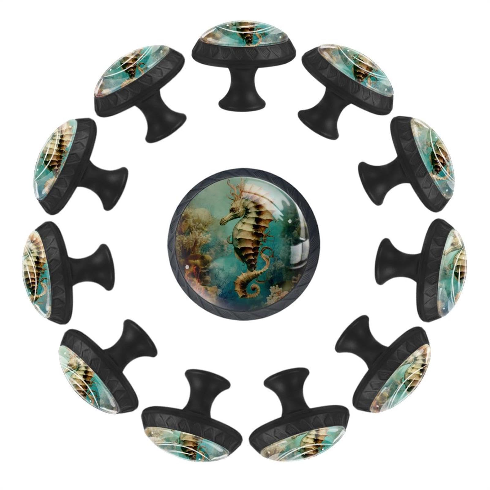 Boutons de meuble hippocampe rétro pour relooker vos placards de cuisine et buffet