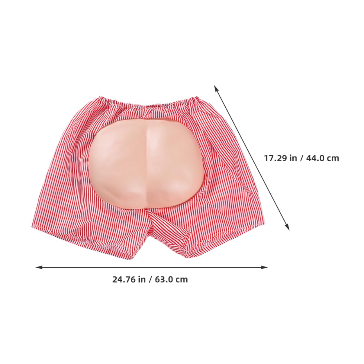 ORFOFE 2 Stück Hintern Freigelegte Gesäß-Slips, Lustige Fake-po-Shorts, Unisex, Lustige Shorts Für Witz, Kostüm, Maskerade, Streich, Requisite, Männer Und Frauen, Make-up-Spiel