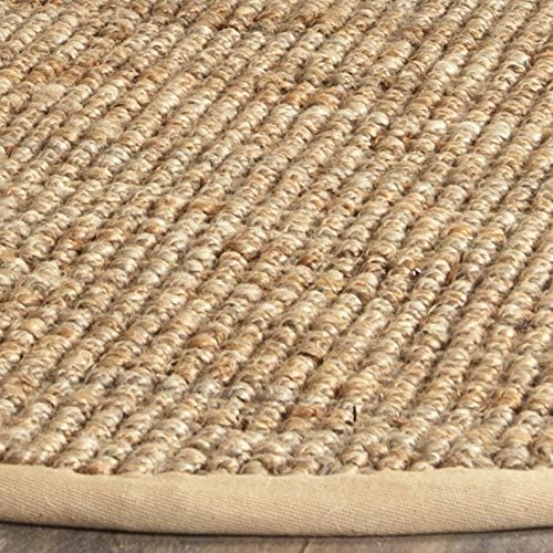 Miniatura 3 de Safavieh Natural Fiber Collection NF747A tapete de yute natural tejido a mano (5" x 8"), Yute, Natural