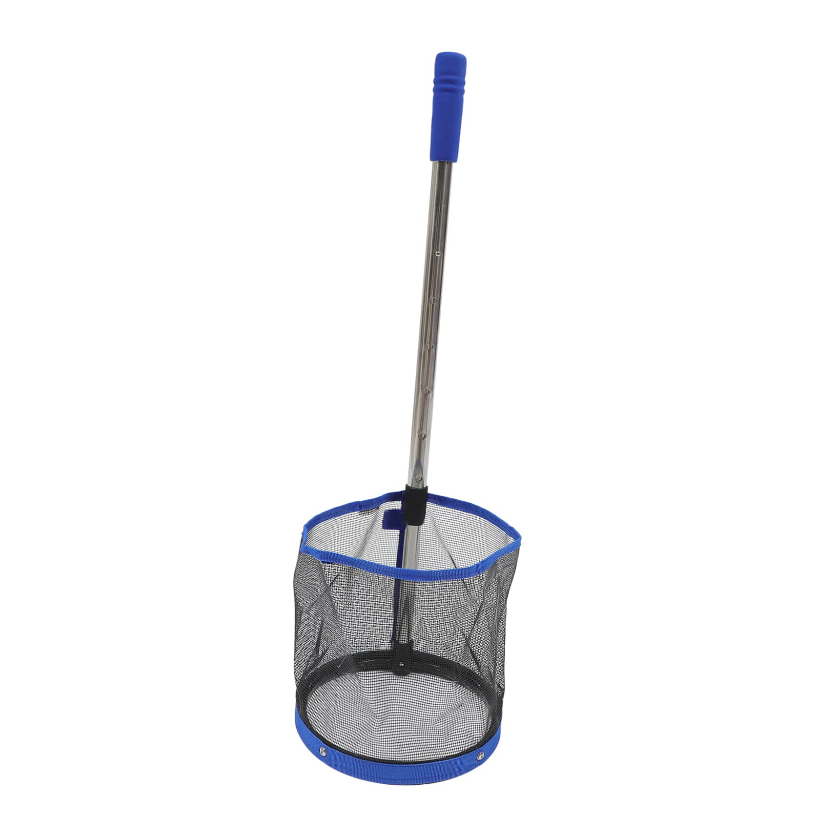 Raccoglitore Palline Ping Pong per Allenamento, Capacità 120 Pezzi | Acciaio Inossidabile, Blu, Leggero e Raccoglie, Accessorio Tennis per Uso Sportivo