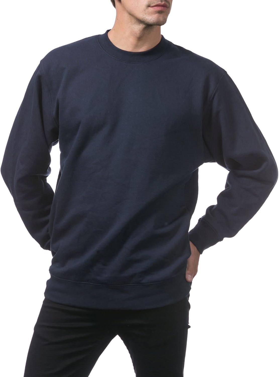 Pro Club Men's Heavyweight 13oz Crew Neck Fleece Pullover Sweatshirt - Image 4