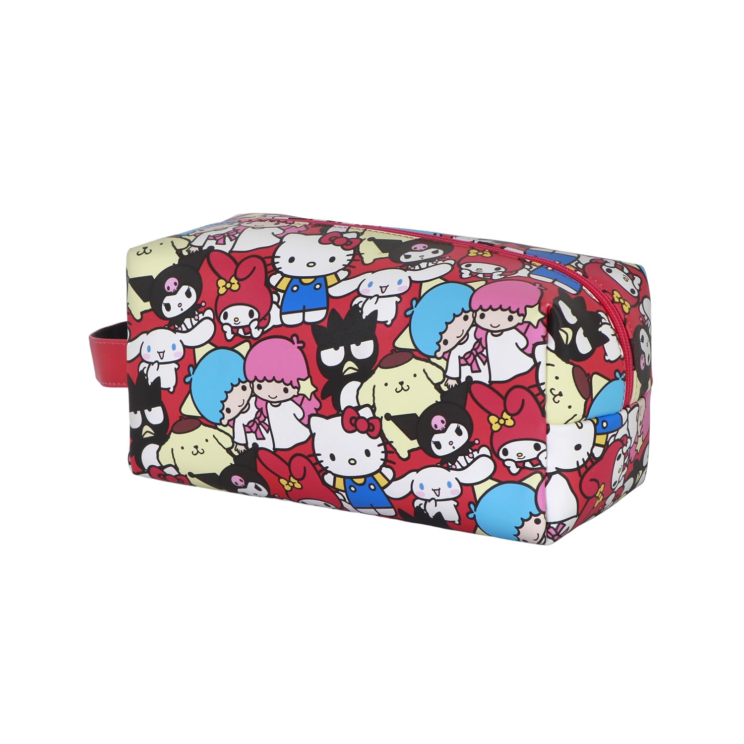 Sanrio Hello Kitty Friends-Plus Brick Travel Toiletry Bag, Multicolour, 27 x 13 cm