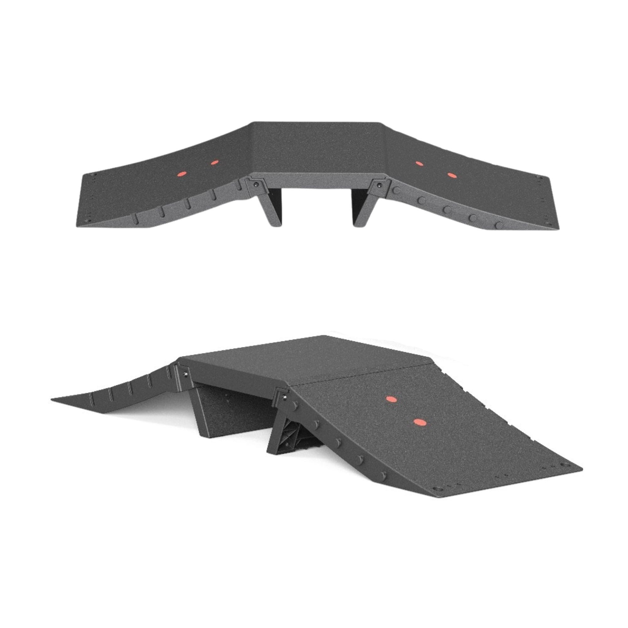 Core Funbox Connettore – Ponte piatto per Mini Kicker Scooter Rampa Skateboard BMX RC auto, pieghevole lancio bici, rampa di lancio della bici aggiuntiva, leggera e portatile, con facile connessione