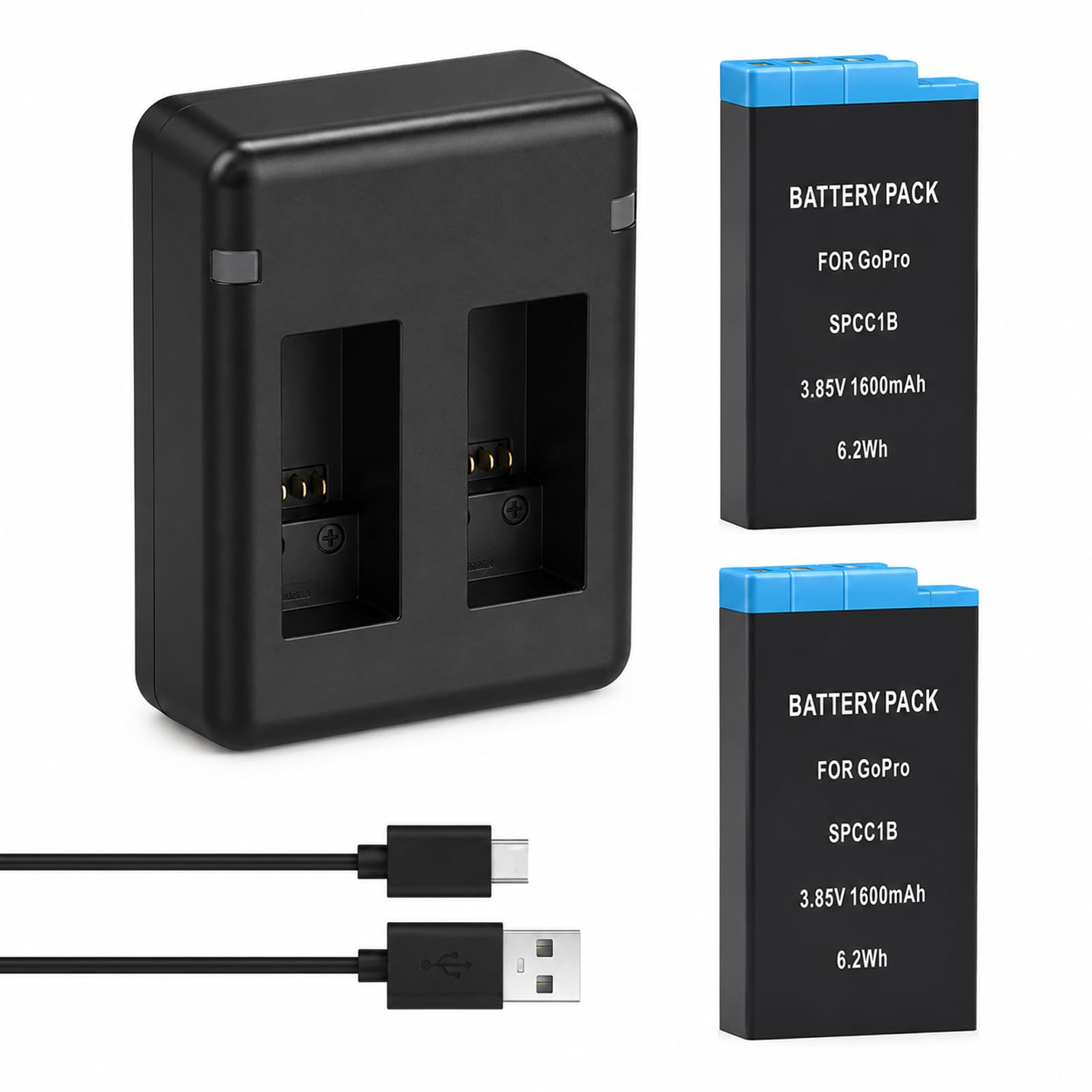 Amazon.com: Upgraded 2-Pack Batteries for GoPro Max 360 Camera
