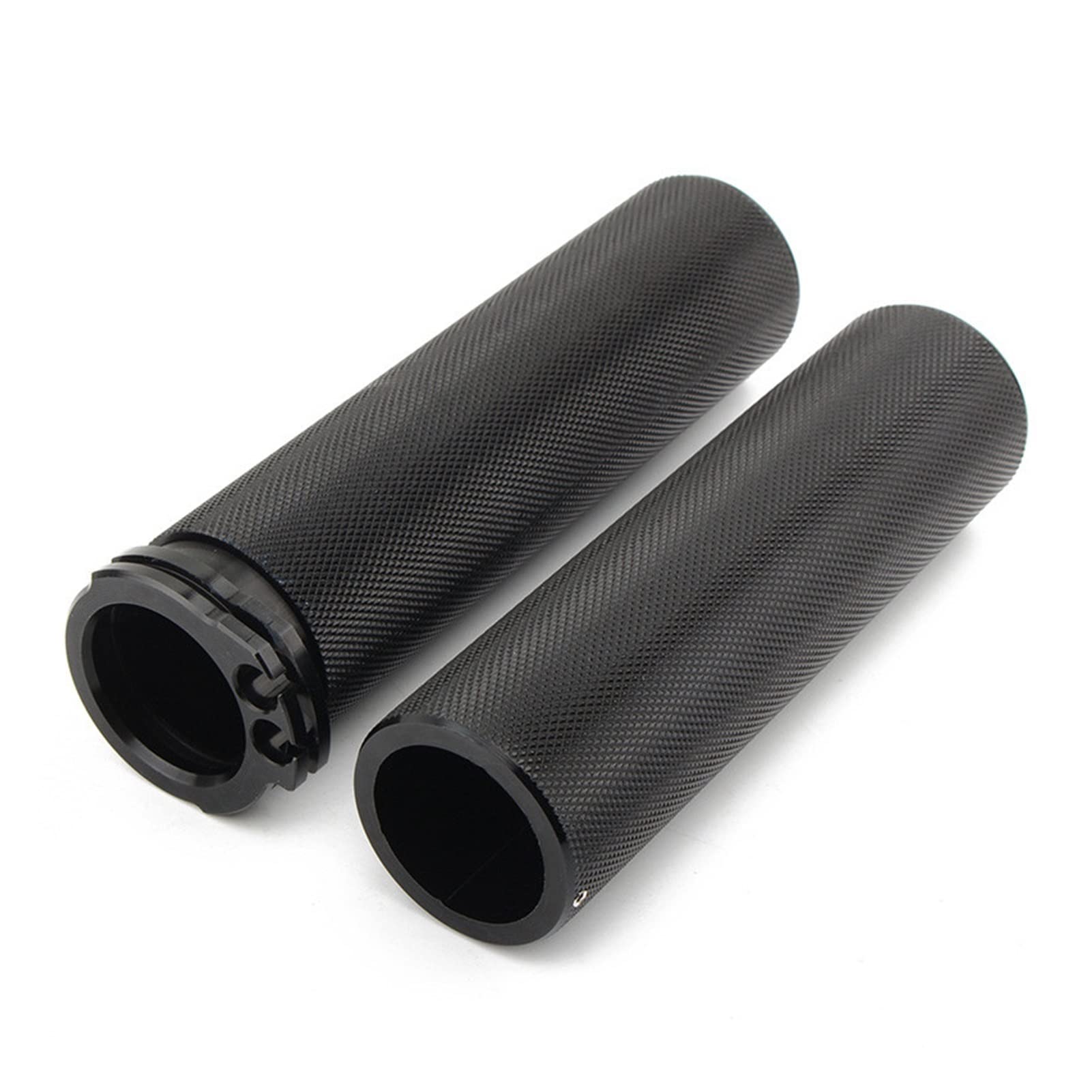 Poignée de guidon moto 25 mm noire idéale pour les longs road trips en Road Glide