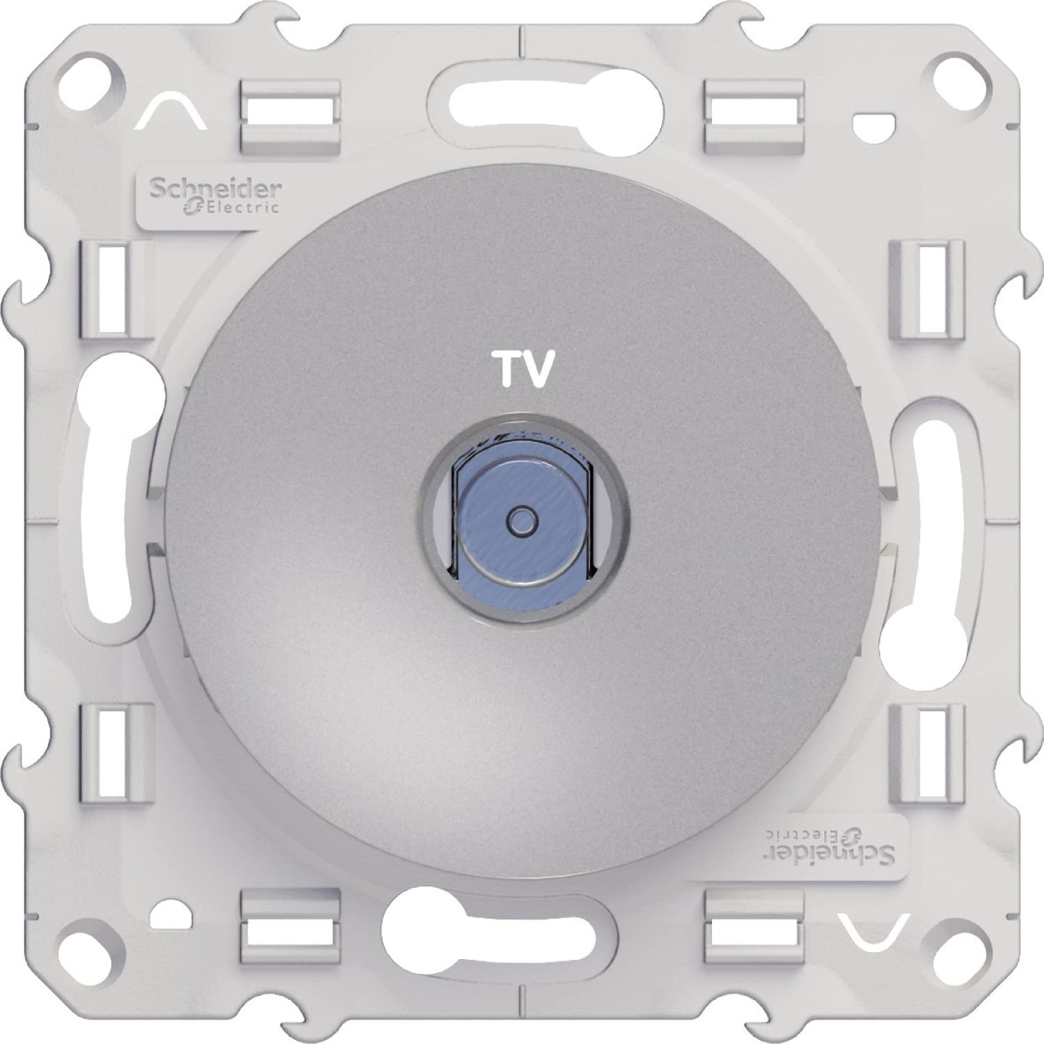 SCHNEIDER ELECTRIC - Odace prise TV Blanc à vis - REF S520445