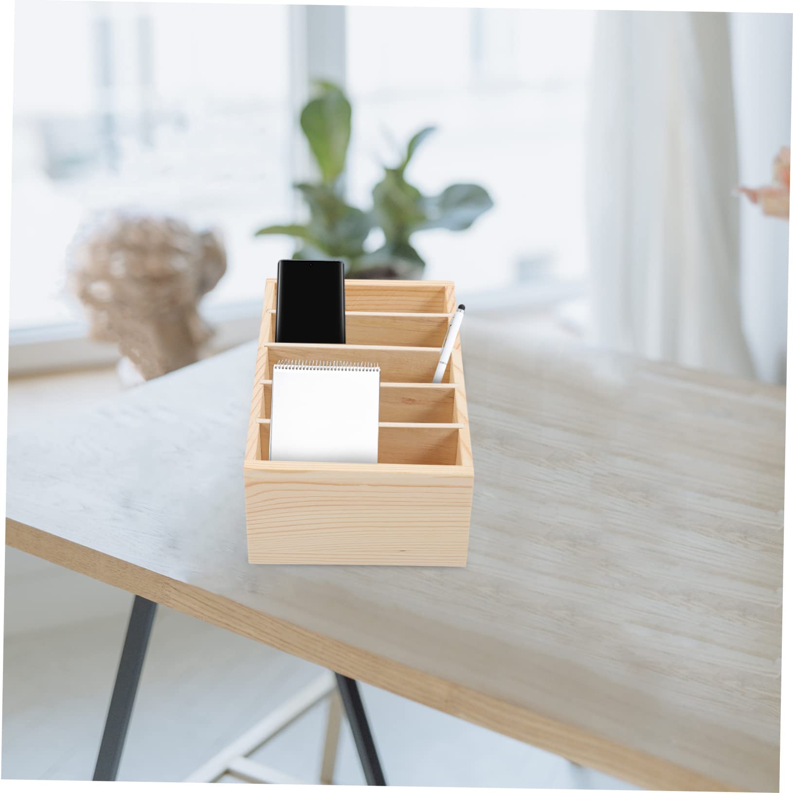 PRETYZOOM 5griglie Organizer Per Scomparti Portaoggetti Scrivania Per e Scuola Design Mantenere Smartphone e Accessori