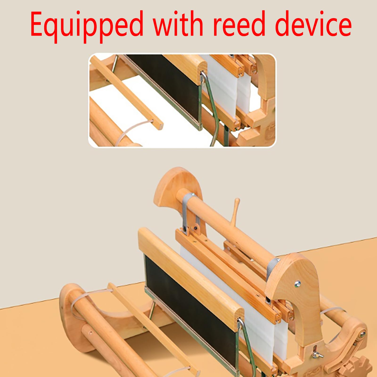 Mini métiers à tisser créatifs pliables en bois avec densité de tissu réglable, aucune installation nécessaire